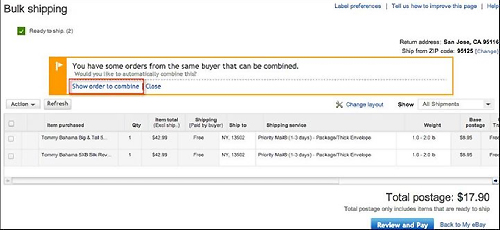 How To Combine Two Or More Orders For Shipping In The Ebay Community