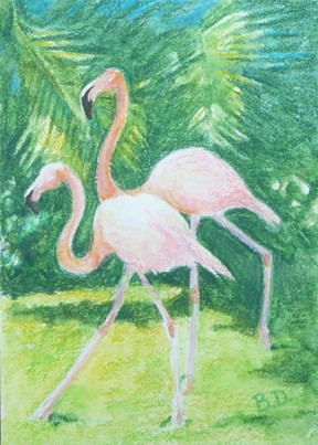 flamingosACEO.JPG