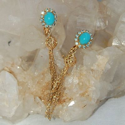 blue fringe set earrings front.jpg