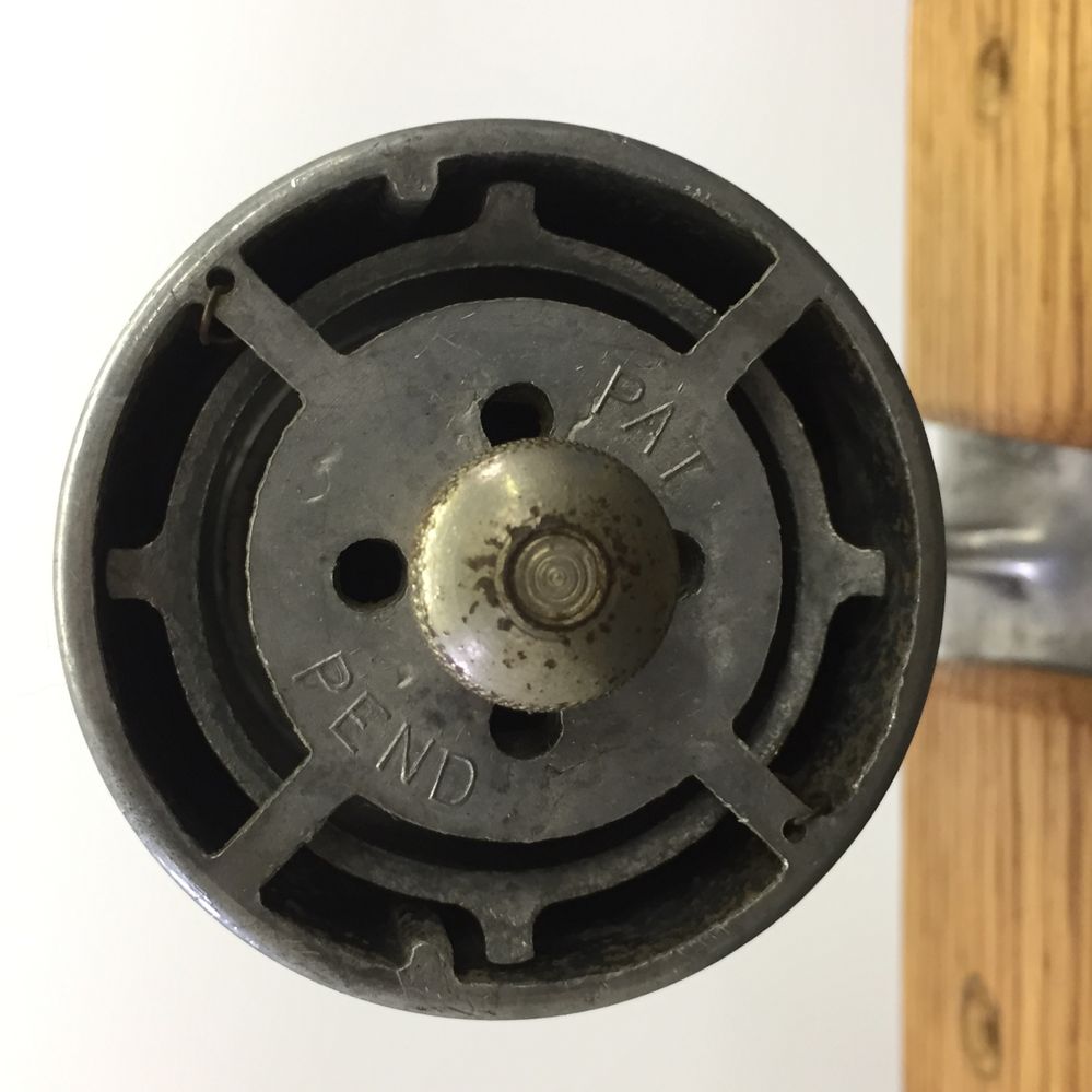 Inside of dispenser spout