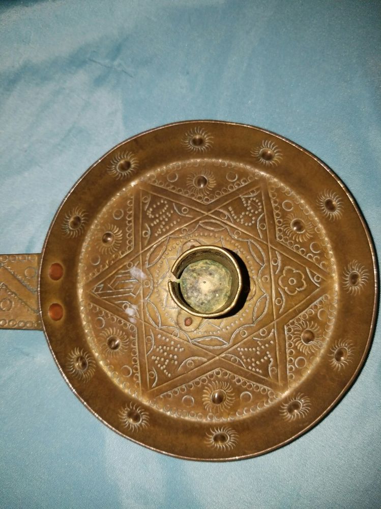 Top view showing the star of david