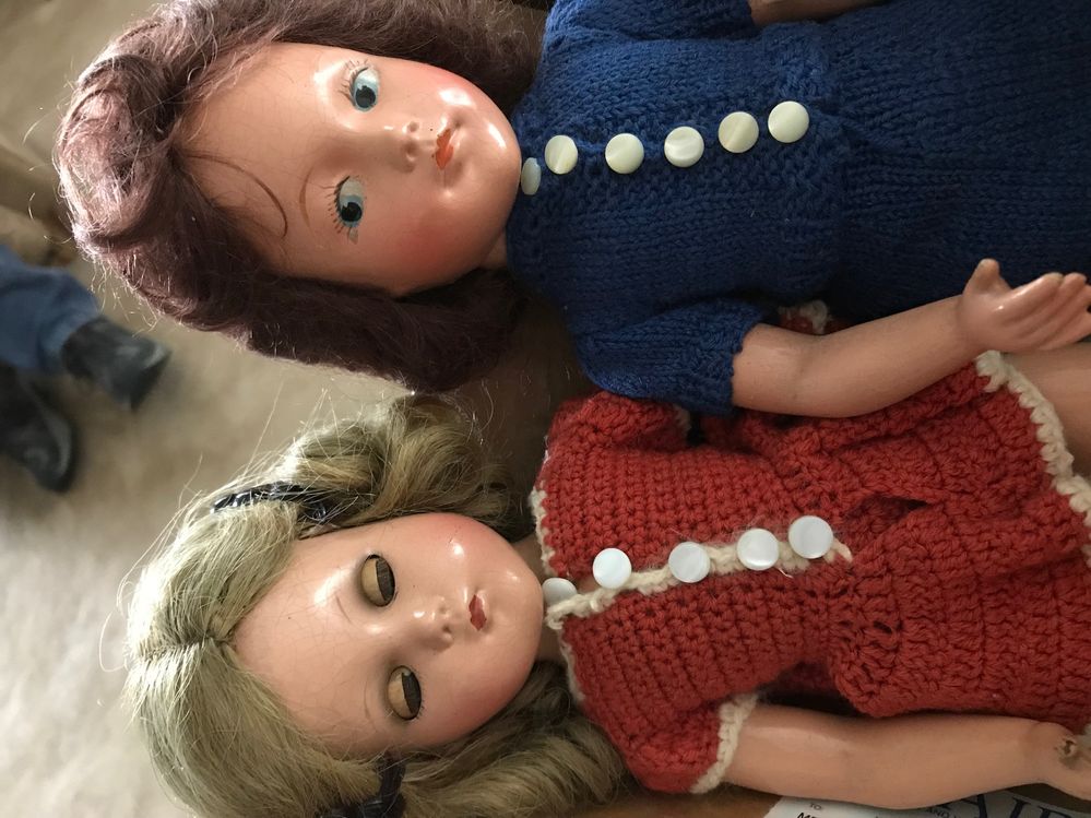 These are the dolls. I hope someone knows who they are! Thank you again.