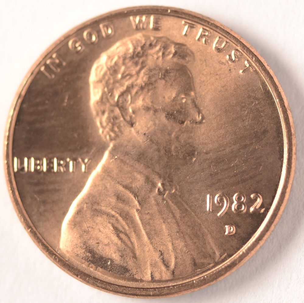 1982-D Large Date Copper