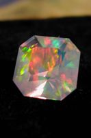 Square crystal opal