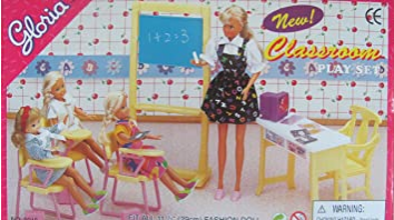 Screenshot_2021-05-06 Amazon com Gloria Dollhouse Furniture for Barbie Dolls - Classroom with Desk, Chairs Chalkboard Toys [...].png