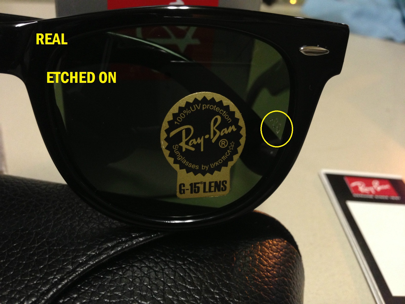 ray ban authenticity
