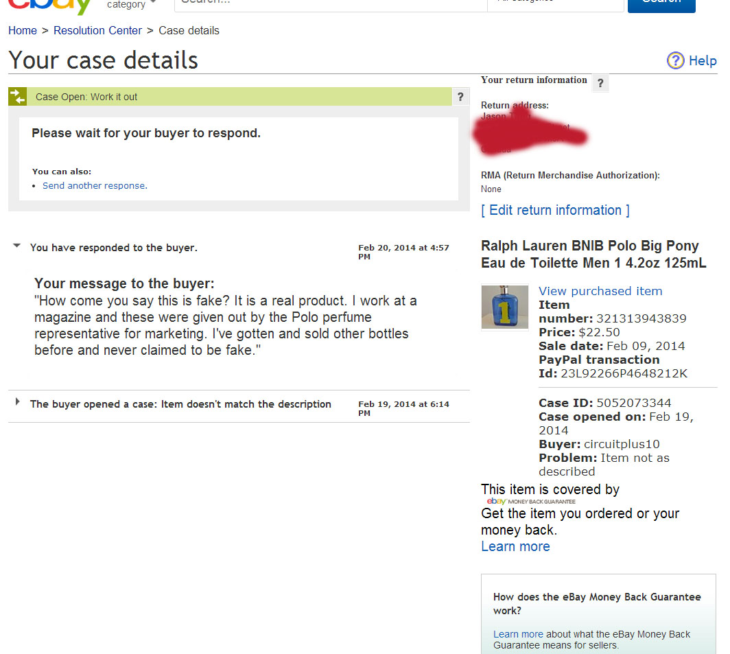 how to report someone selling fake goods on ebay