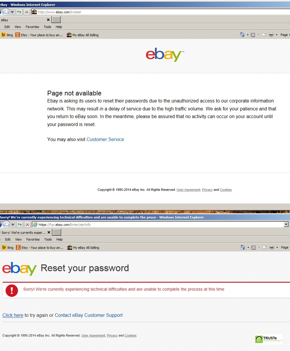 can&#27;t change password - "Page not available" - The eBay Community