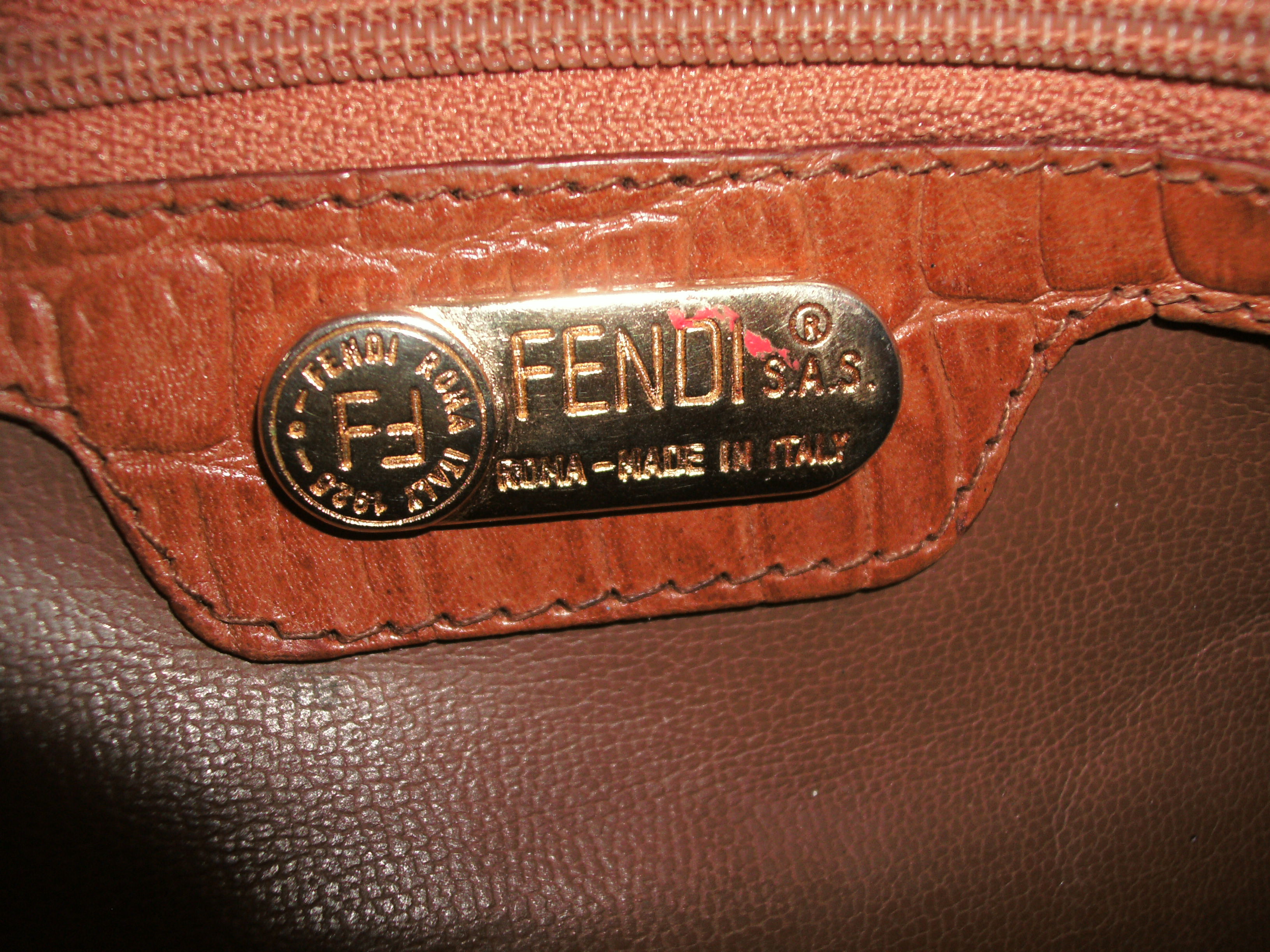 vintage fendi leather bags