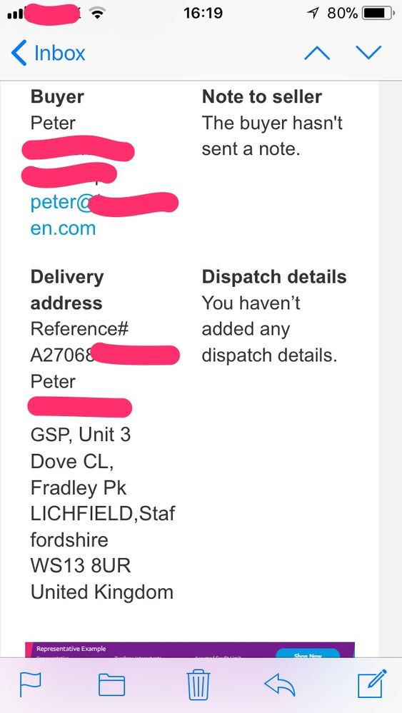 PayPal has wrong buyer delivery address for seller