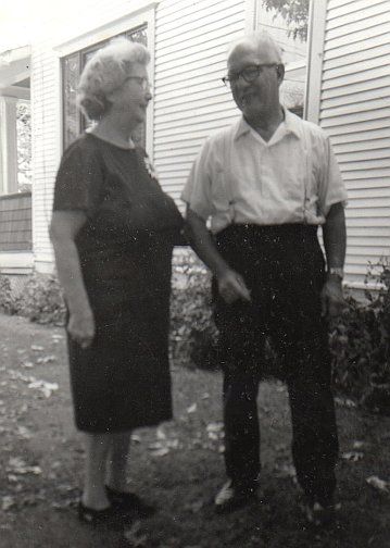 Gramma Edie and her shoe salesman, Grampa Jimmy.