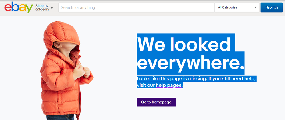 We looked everywhere. We looked everywhere. Looks like this Page is missing.