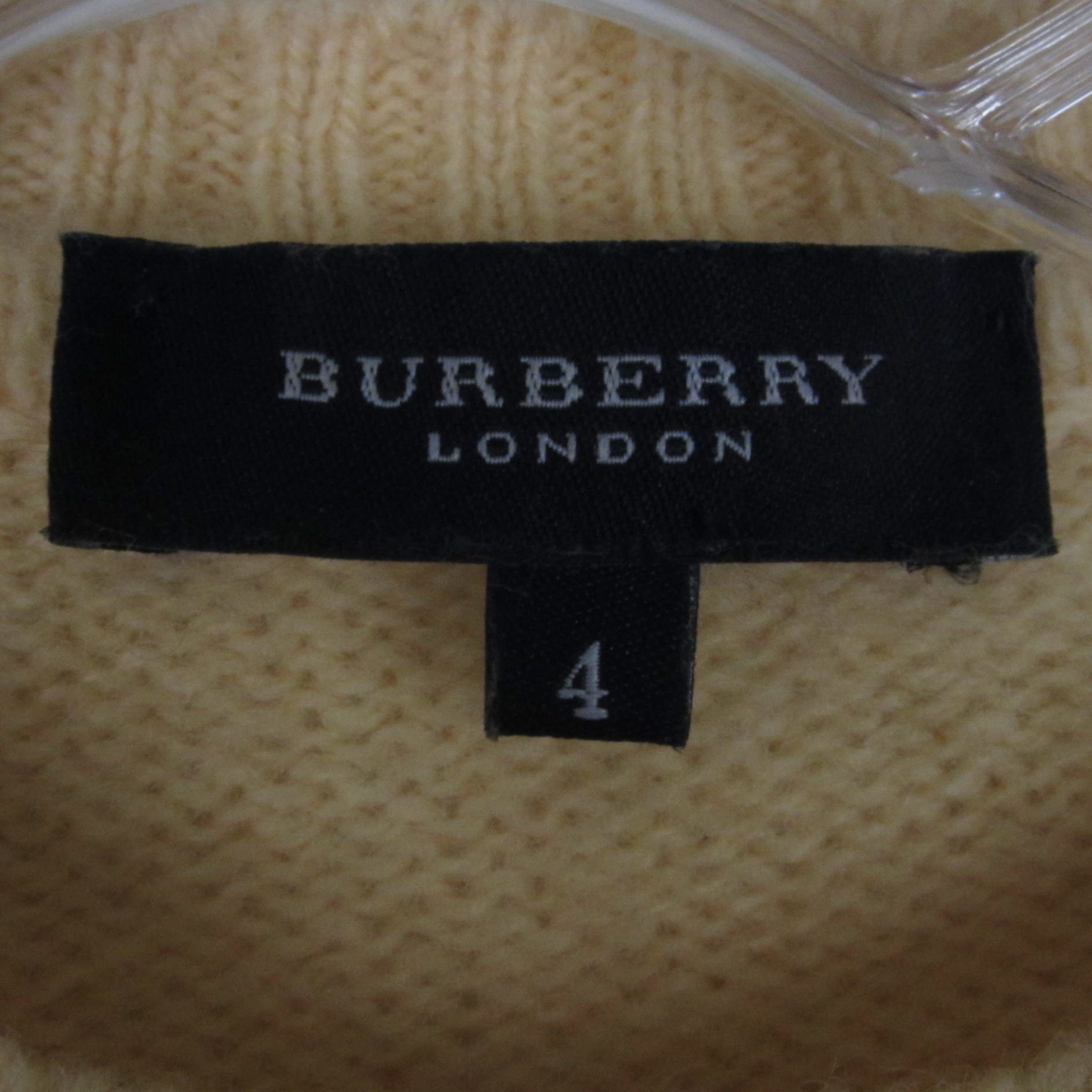 burberrys of london authentic label