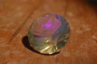 Purple Fire in Crstal opal