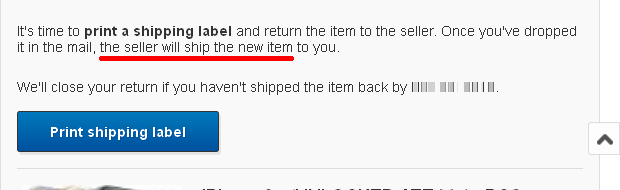 Once buyer mails wrong item, seller ships exchange.png