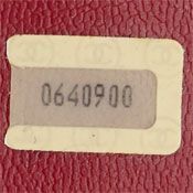Chanel 7-digit serial code: 1986-'88