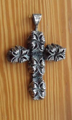 Mexican silver cross
