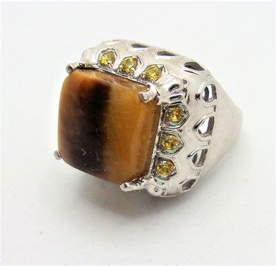 Karis tiger eye ring