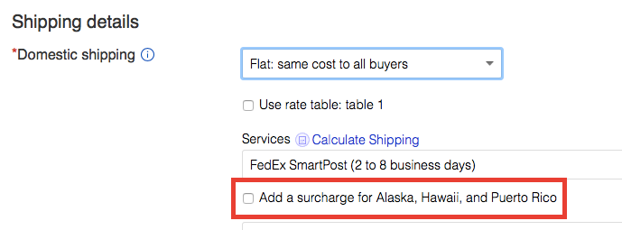 shipping  FedExflat add surcharge AK HI hawaii.png