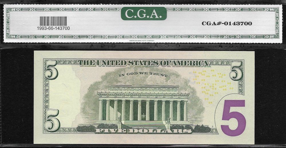 2006 $5 Federal Reserve STAR Note Rev. S# IA00583508.jpg