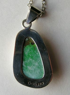 Dali Sterling Turquoise Pendant Necklace 2.jpg