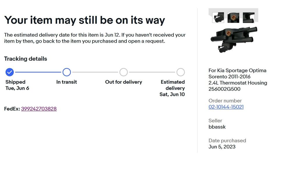 Estimated Delivery Date Keeps Changing - Misleadin - The