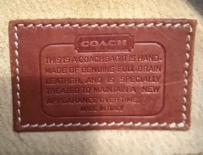 Real coach purse serial number sale