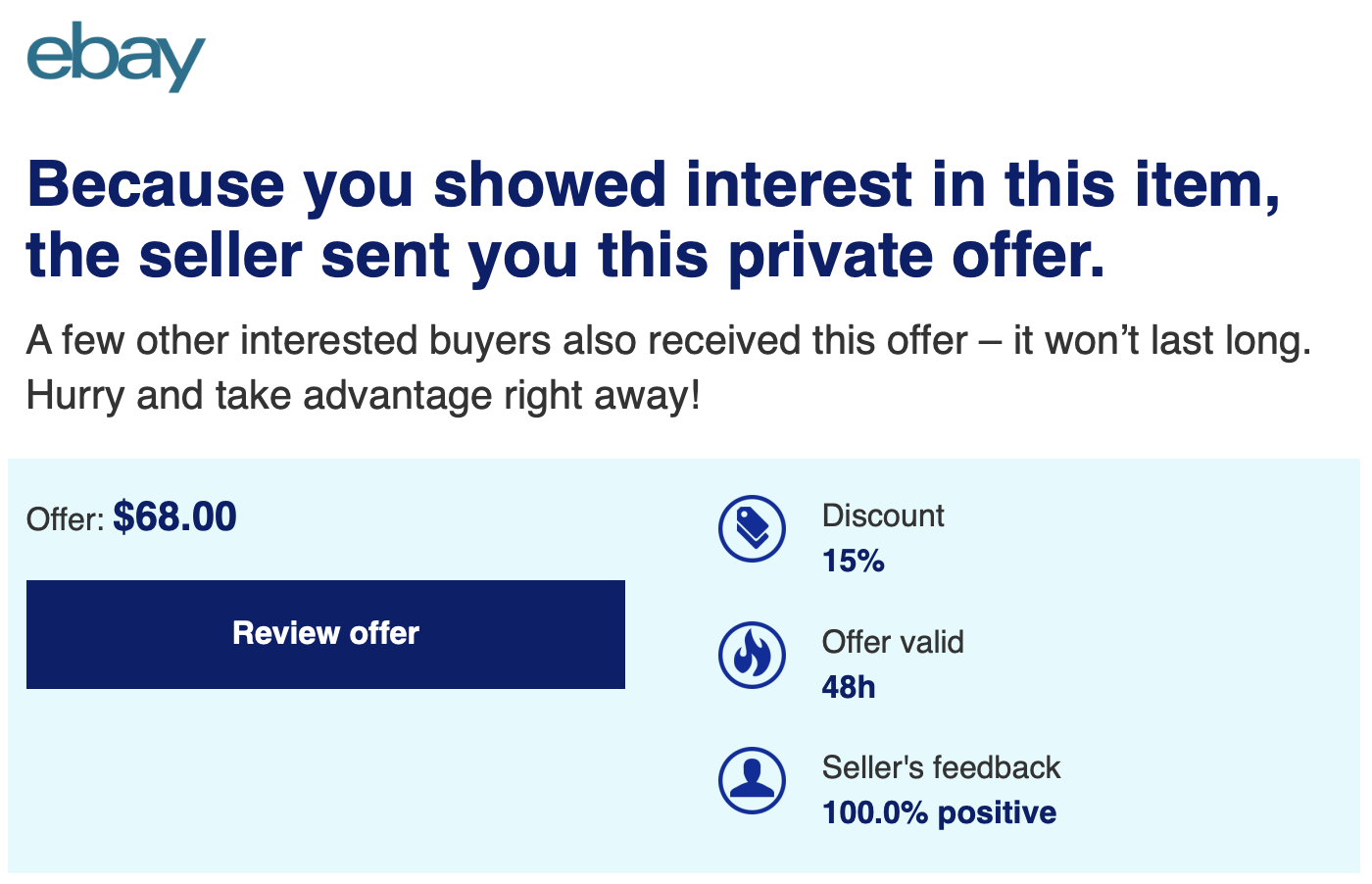 New eBay Communication Setting Has Users Asking "What's A Competing Offer?"